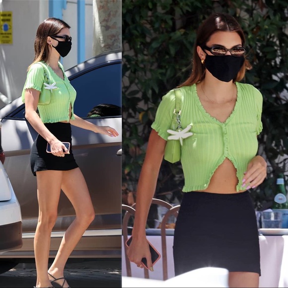 Green Ruffled Short Sleeve from Princess Polly - Picture 9 of 9